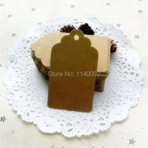 Free shipping Wholesale 350GSM Cardboard Blank price Hang tag 4x7CM,500pcs a lot ,DIY kraft paper TAGGING/clothing hangtag