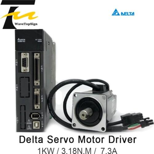 Delta Servo Motor Driver ASD-A2-1021-U/ECMA-CA1010SS/ECMA-C11010RS 1KW 3.18N.M 7.3A