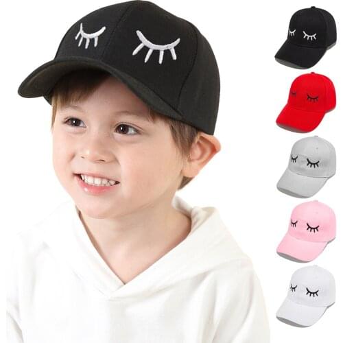 Kids Baseball Cap Embroidery Adjustable Embroidery Baby Boys Baseball Cap Casual Summer Hat Children Hip Hop Boys Girls Hat 2021
