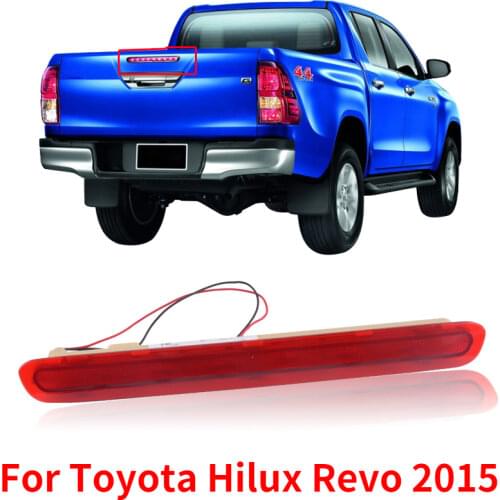 Kamshing For Toyota Hilux Revo 2015 Rear Bumper Lamp Reflector Rear Foglamp Brake Lamp Warning Lamp 81570-0K100 815700K100