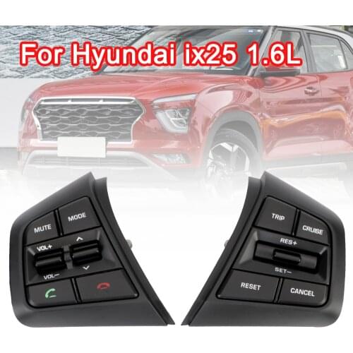 LEEPEE Car Steering Wheel Buttons For Hyundai ix25 (creta) 1.6L Bluetooth-compatible Switch Cruise Control Remote Volume Button