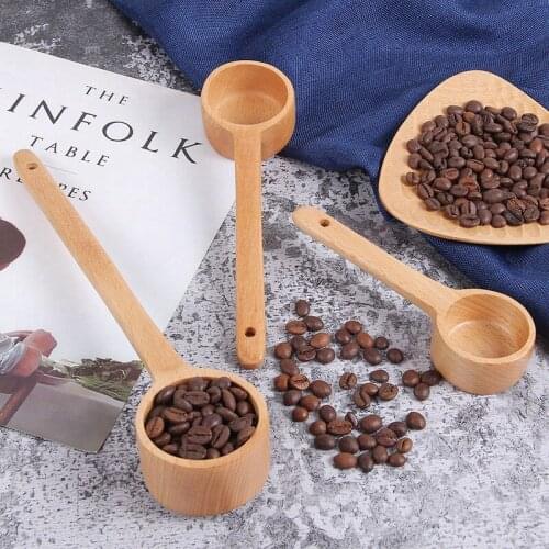 Long Handle Natural Wooden Spoon Wood Tableware Kitchen Soup Spoon Ladle Scoop For Home Restaurant