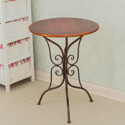 Metal Unique Table Simple Modern Iron Table Round Table Creative Tea Coffee Table for Apartment