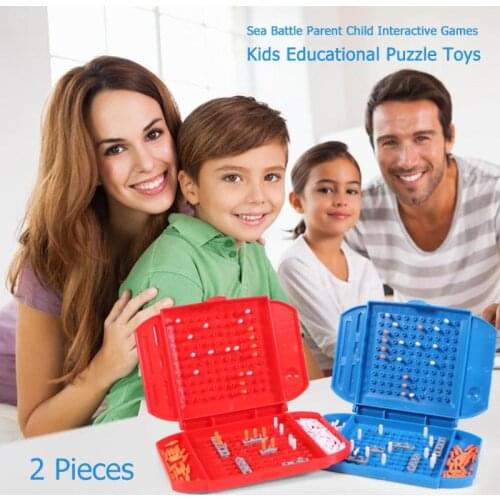 2pcs/Set Sea Battle Breaking Desktop Game Parent Child Interactive Family Party Games Intellectual Education Puzzle Toys for Kid
