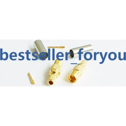 MMCX female crimp RF connector for RG316 RG174 LMR100 coaxial cable fast ship