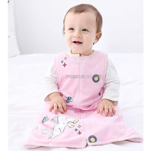 Baby Girl Boys Sleepwear Jumpsuit Pajamas Newborn Kids Soft Bathrobe Pajamas Baby Cartoon Sleep Bag Childrens Clothing