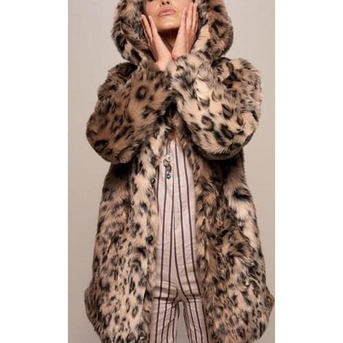 Fake Fur Coat For Women Cute Fox Coats Parka Long Warm Woman Coats Hoodies Outwear Jackets Thick Coat Mode Hemme Hiver 2021