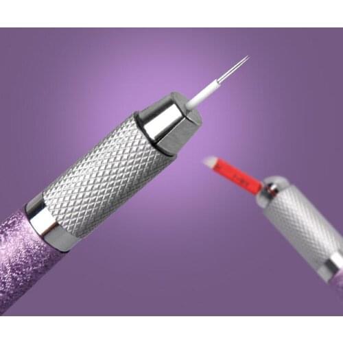 1PC Permanent Makeup Manual Pen Aluminium Alloy Tattoo Hand 3D Embroidery Tool for Microblading Eyebrow Lip PMU Accessory Supply