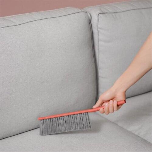 Household Long Handle Bed Sweeping Brush Soft Bristles Vacuuming Artifact Hair Brush Sofa Carpet Cleaning Broom Dusting Brush