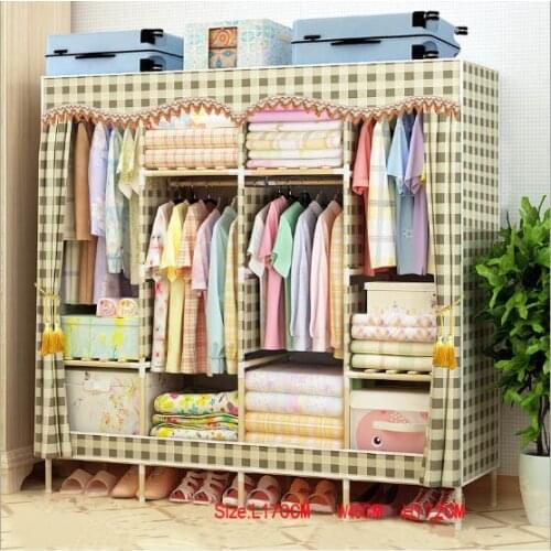 Factory Price Solid Wood Wardrobe length 170 cm