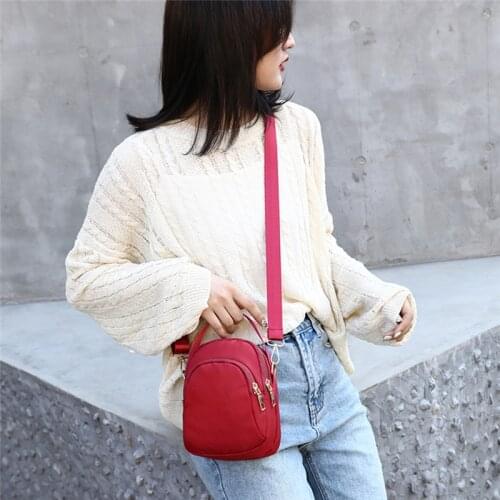 Creative pop new mobile phone bag female messenger bag women hanging neck mobile phone bag change pocket mini bag