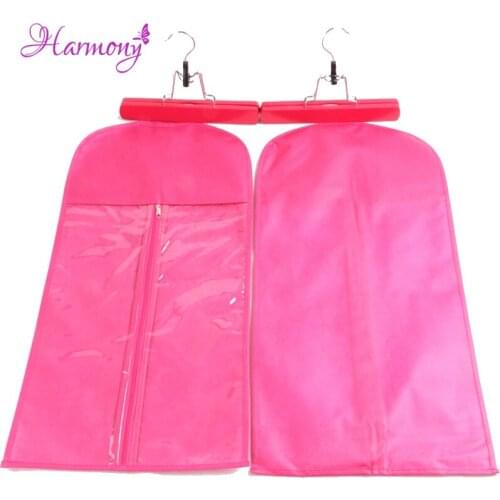 10pcs (bag+hanger) Hair Extension Carrier Storage Wig Hanger Hair Extension Package Suit Case Bags for Hair Weft Extensions