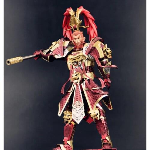3D Metal Puzzles Model The Monkey King Adult Kids DIY Kits Laser Cut Assembly Jigsaw Educational Toys Collection Christmas Gifts