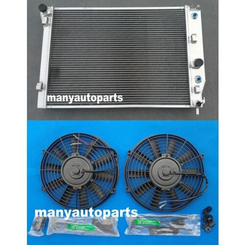 56mm ALUMINUM RADIATOR& FANS For CHEVY CORVETTE Z06 C5 350 5.7L V8 A/T 1997-2004