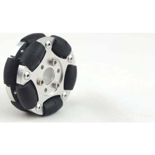 60 mm double aluminum robot competition wheel (Omni) 14145