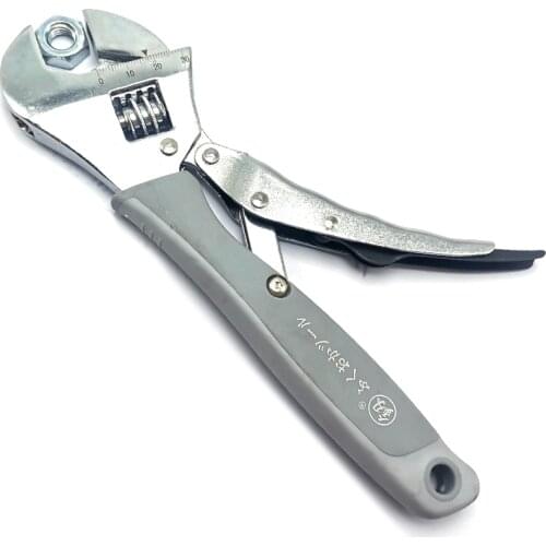 8 10 Inch Clamping Locking Adjustable Wrench ,H023
