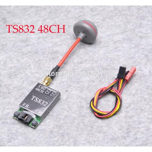 48 Channels TS832 5.8G 600mW Wireless AV Image Transmission Transmitter TX + Fatshark RP-SMA Antenna For FPV RC Quapcopter