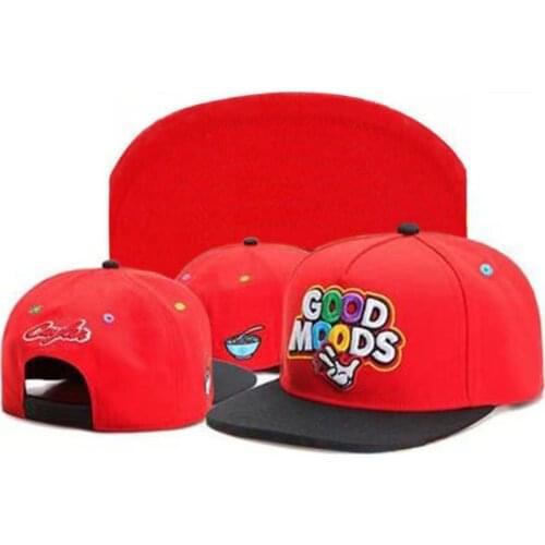 New Good Moods embroidery baseball Cap red cotton Hip Hop snapback hat for men women adult outdoor casual caps golf hats gorras