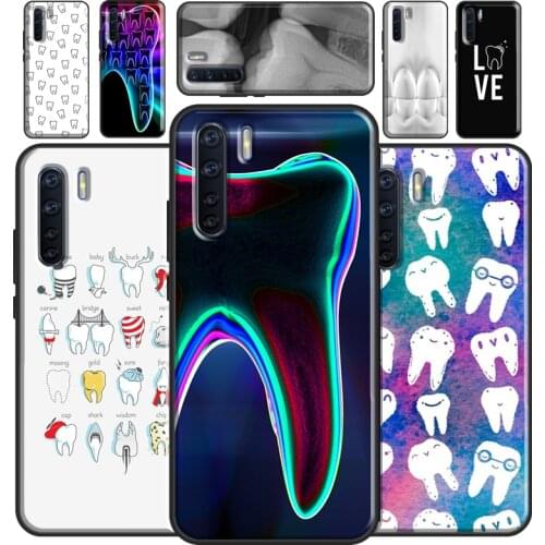 Dentist Dental Dent Tooth Case For OPPO A5 A9 2020 A31 A53 A52 A72 A15 A83 A91 A93 A1K A5S Find X3 Pro Reno2 Z Cover