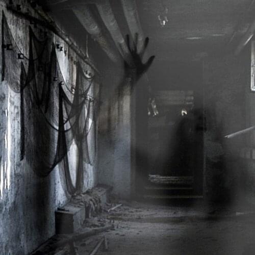 Phantom Giants Black Yarn Halloween Decorate Creepy Party Decoration Halloween Party Supplies For Outdoor Courtyards Home Walls