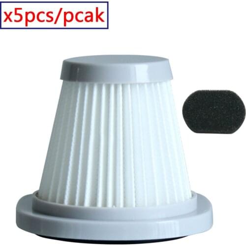 5pcs HEPA Filter + Cotton Kit for Media SC861 SC861A Vacuum Cleaner Replacement Accessories Hepa Filters Vacuum Cleaner Parts