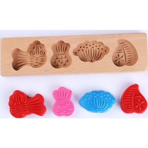 Moon Cake Mold Wooden Pastry Mold Baking Tool for Making Mung Bean Cake Ice Skin Fondant Cake Mold Chocolate Mold Cake Decors