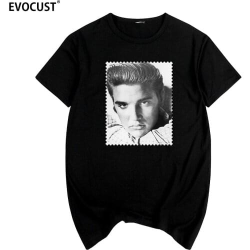 Elvis Presley T-shirt Cotton Men T shirt New TEE TSHIRT Womens Couple Loves Design Summer King of Rock