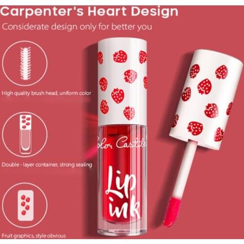 3 Colors Lip Glaze Tint Long Lasting Matte Lip Gloss Waterproof Non-stick Cup Stain Velvet Liquid Lipstick Cosmetic Makeup TSLM1