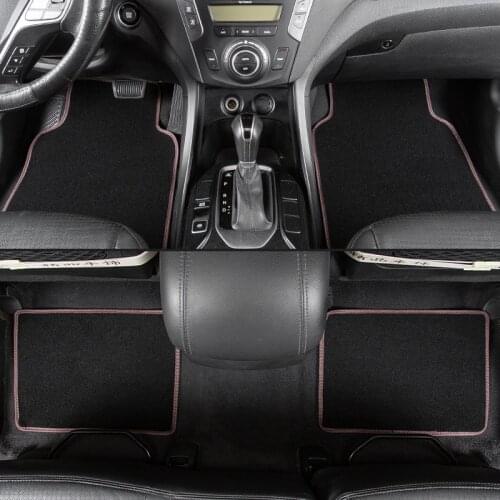 Kalaisike universal car floor mats for Maserati all models Ghibli GranTurismo Levante quattroporte auto accessories car styling