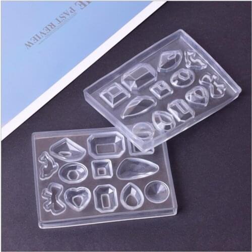Fashion Irregular Epoxy Mold Geometric Bow UV Resin Crystal Handmade DIY Silicone Mold For Earring Pendant Necklace Accessories