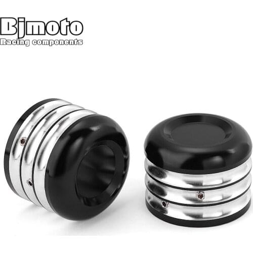 BJMOTO Motorcycle Front Axle Cap Nut Cover for Harley VRSC Softail Sportster 1200 Iron 883 Dyna Rough Craft Carving Caps