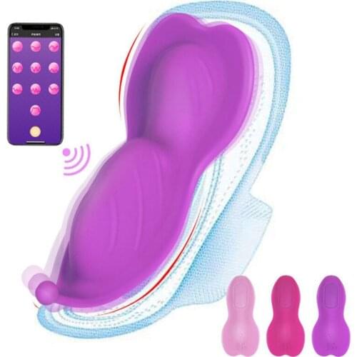 Wearable Clitoral Vibrator Butterfly Dildo Stimulator APP Control Panties Vibrating Egg Sex Toys For Women Female Masturbator