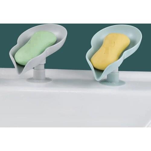 Newest Soap Holder Washbasin Box Soap Dish Bathroom Shower Soap Stand Sponge Storage Plate Tray Bathroom Accessories Gadget