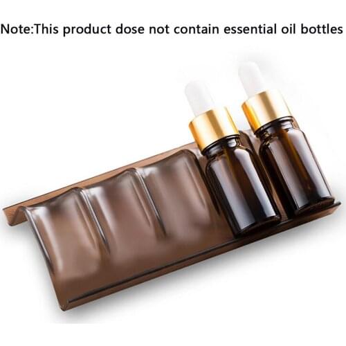 New 5 Slots Essential Oil Bottle Display Stand Holder Home Storage Organizer Rack