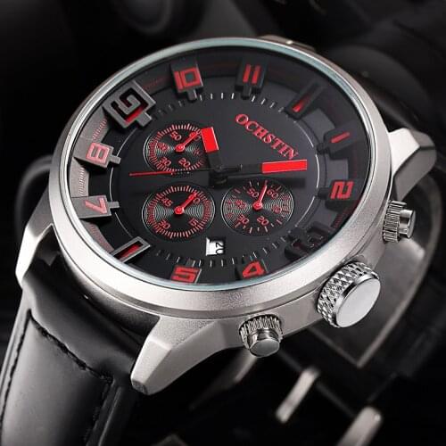 Ochstin 2020 Man Quartz Watch Luxury Brand Casual Chronograph Military Waterproof Sport Unisex Clock