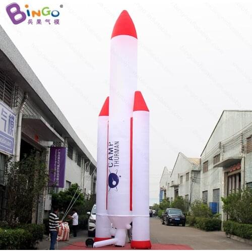 Personalized 33 feet height large inflatable space rocket decorative 10 meters inflatable rocket ship toys