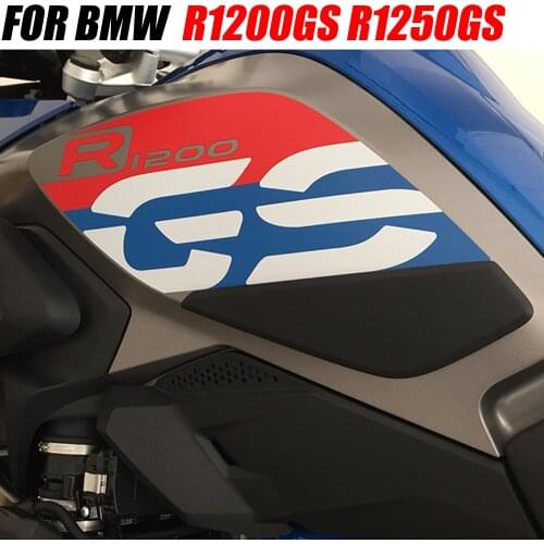 For BMW R1200GS GS R1250GS Motorcycle Tank Traction Side Pad Gas Fuel Knee Grip reflective Sticker Decal protective pad Non-slip