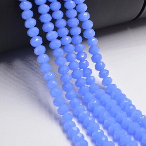 U Choice 140pcs 4mm Bicone Austria Crystal Beads charm Glass Beads Loose Spacer Bead for DIY Jewelry Making