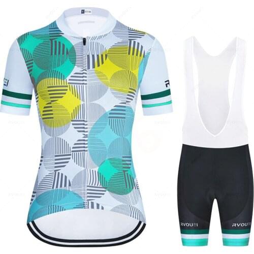 Women Cycling Clothing 2021 Rvouei Ropa Ciclismo Mujer Short Sleeve Cycling Jersey Mtb Bike Uniforme Maillot Ciclismo Triathlon