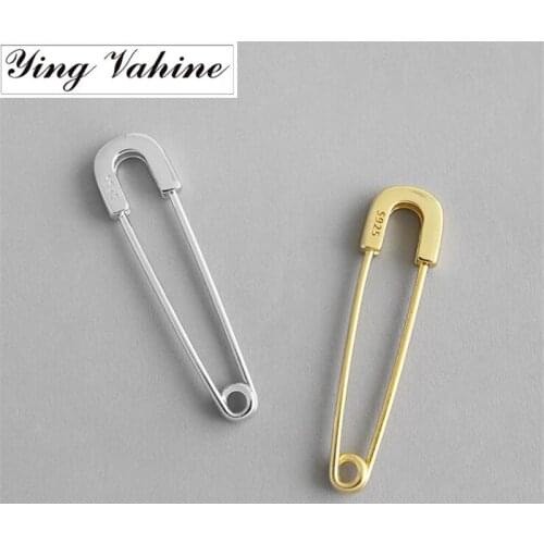 Ying Vahine 100% 925 Sterling Silver Clip Design Stud Earrings for Women