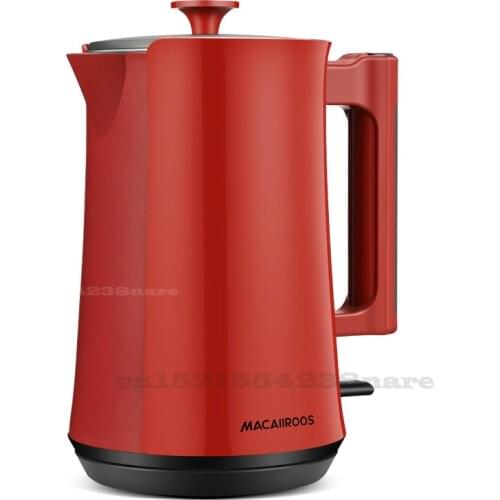 1.8L Electric Kettle Constant Temperature Adjustment Home Stainless Steel Liner Electric Kettle Double-layer Anti-hot 1800W