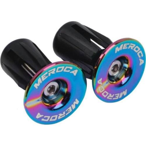 1 Pair Bicycle Grips Handle Bar Ends Cap Aluminium Alloy MTB Handlebar Plugs Mountain Road Bike Handle Plug Bicycle Accessories