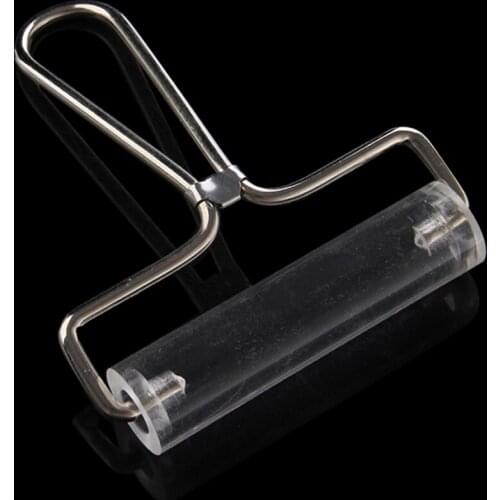 2pcs DIY Acrylic Clay Roller with Stainless Steel Handle Polymer Clay Roller Stamping Brayer Craft Clay Pottery Hardware Tools