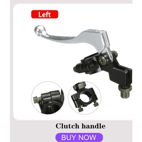 2021 Aluminum alloy Left 22mm 7/8 Inch Handlebar Clutch Lever For Pit Dirt Motorcycle ATV Black Bike Handle Levers