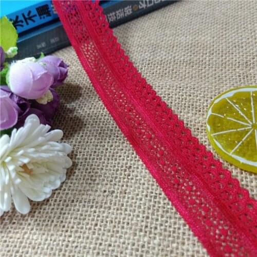 3.2cm S1867 multi-colored Nylon Spandex stretch Narrow lace trimmings for wedding dress birthday Christmas party