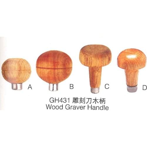 4Pcs Graver Wooden Handle Jewelers Engraving Benchtop Tool
