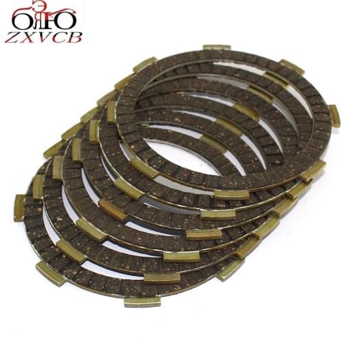 6PCS FOR KAWASAKI KX80 98-00 KX85 01-17 KX85-II Large Wheel 08-17 KX100 98-18 KMX125 86-87 engine cylinder clutch plates