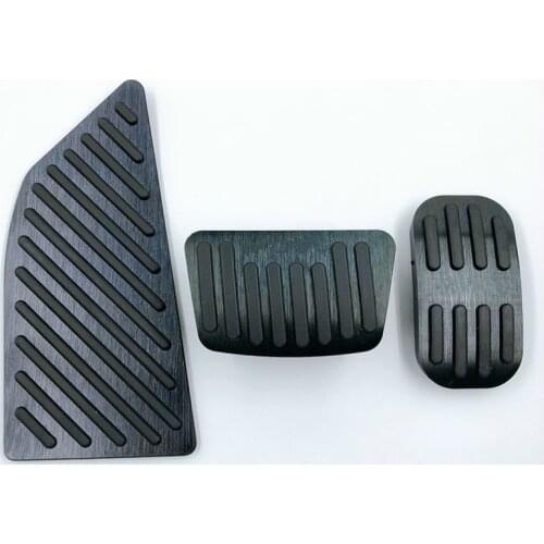 Aluminum Rubber Car Accelerator Footrest Pedal Plate Clutch Brake Pedal Cover For Toyota Corolla E210 12th 2019 2020 Accessories
