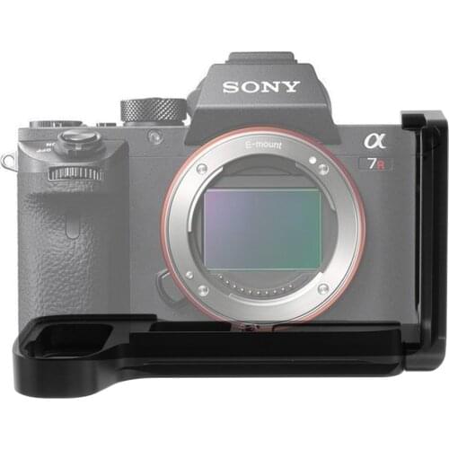 Aluminum Alloy Quick Release L Plate Bracket Holder Hand Grip 1/4" Screw for Sony A7III/A7SIII/A7R3 Arca Swiss Vertical Video