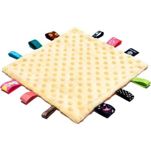 Baby Appease Towel Soft Soother Teether Infants Sensory Security Blanket Toys P31B